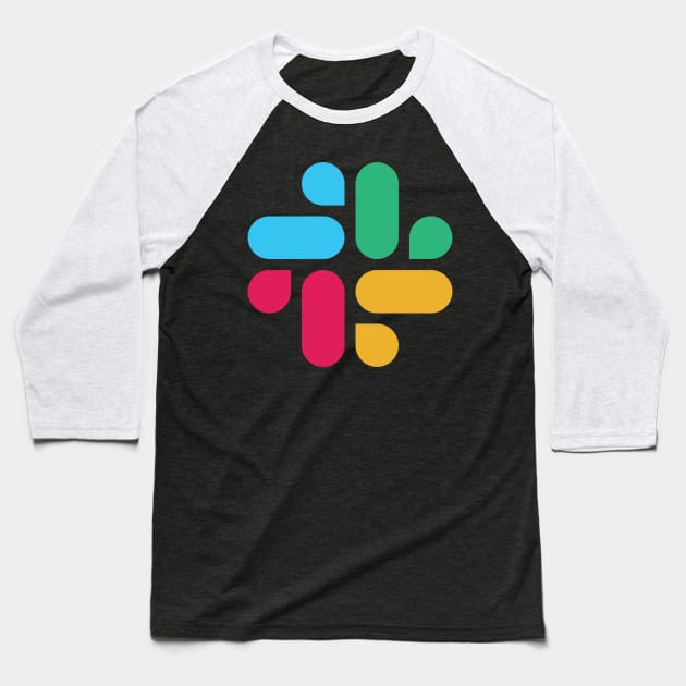 Slack Logotype Baseball T-Shirt by hipstuff